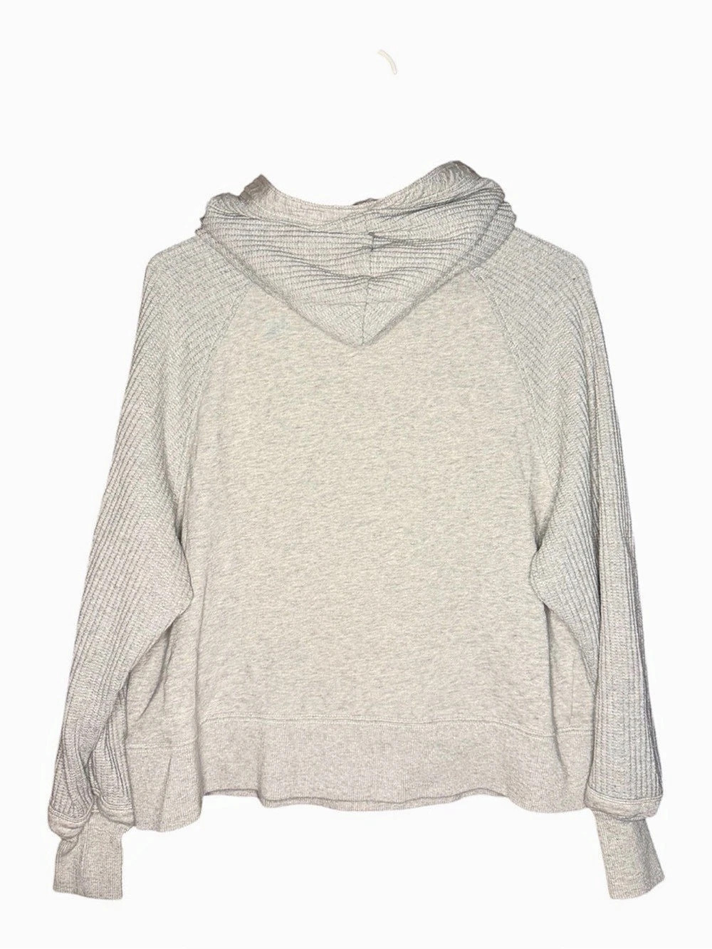 aerie Women's Hooded Sweatshirt Gray | Size XXS - Picture 2 of 4